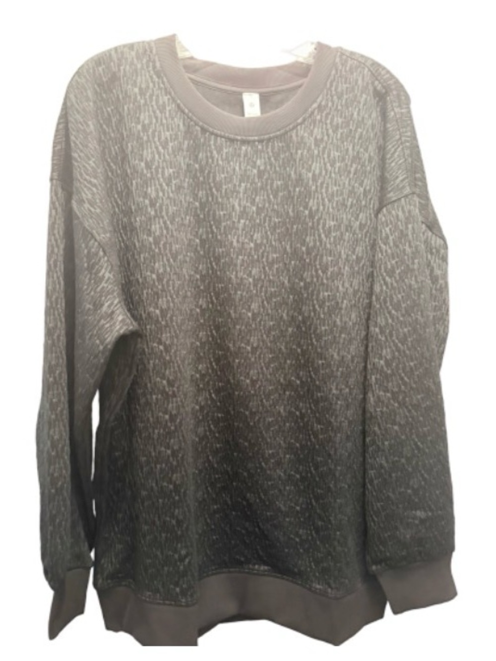 Lululemon Perfectly Oversized Jacquard Crew Black